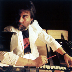 Click to close Vangelis at his legendary sound laboratory